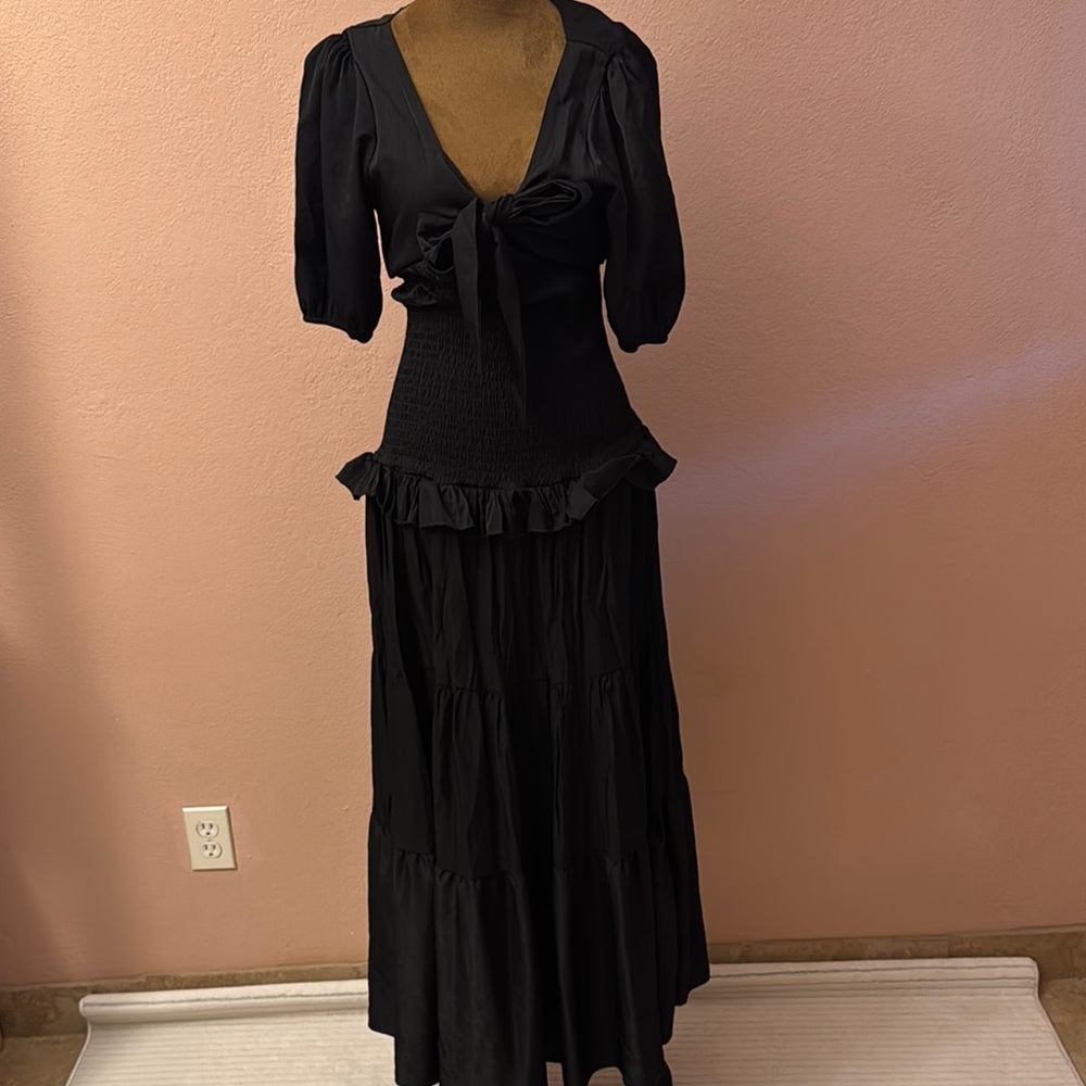 Boohoo Elegant Black Maxi Dress